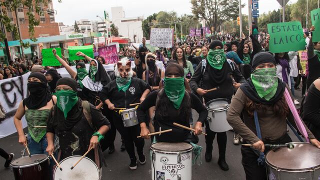 Marchas por la despenalización del aborto.