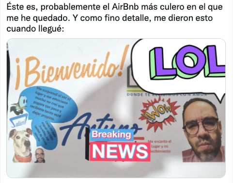 Denuncia a habitación 'creepy' de Airbnb
