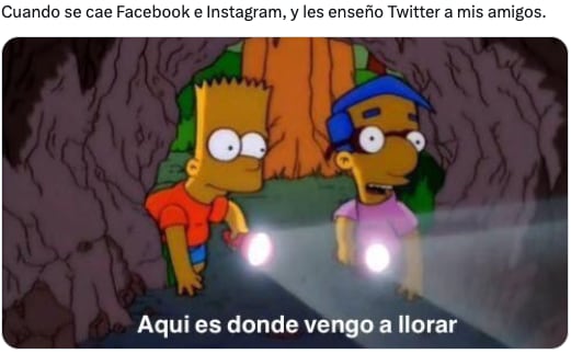 Los memes de la caída de Facebook e Instagram