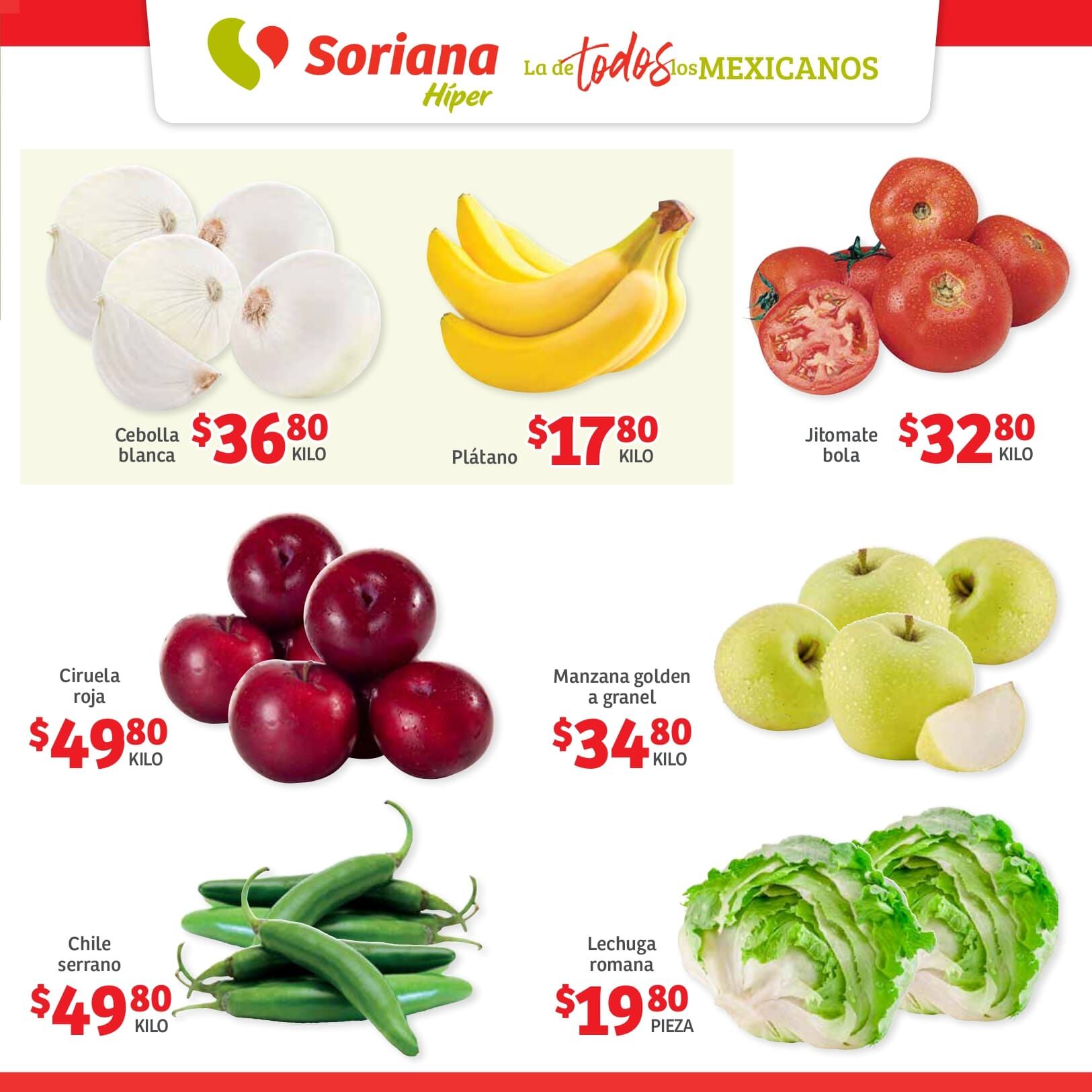 Ofertas Soriana fin de semana 18 al 22 de abril