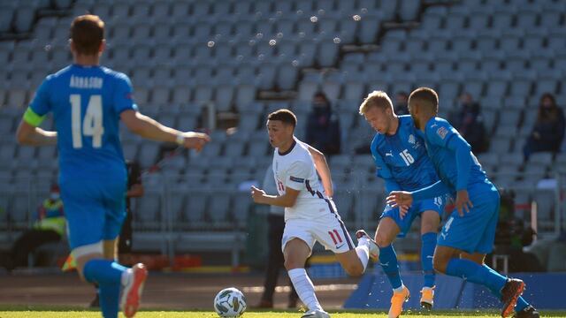 Phil Foden en acción