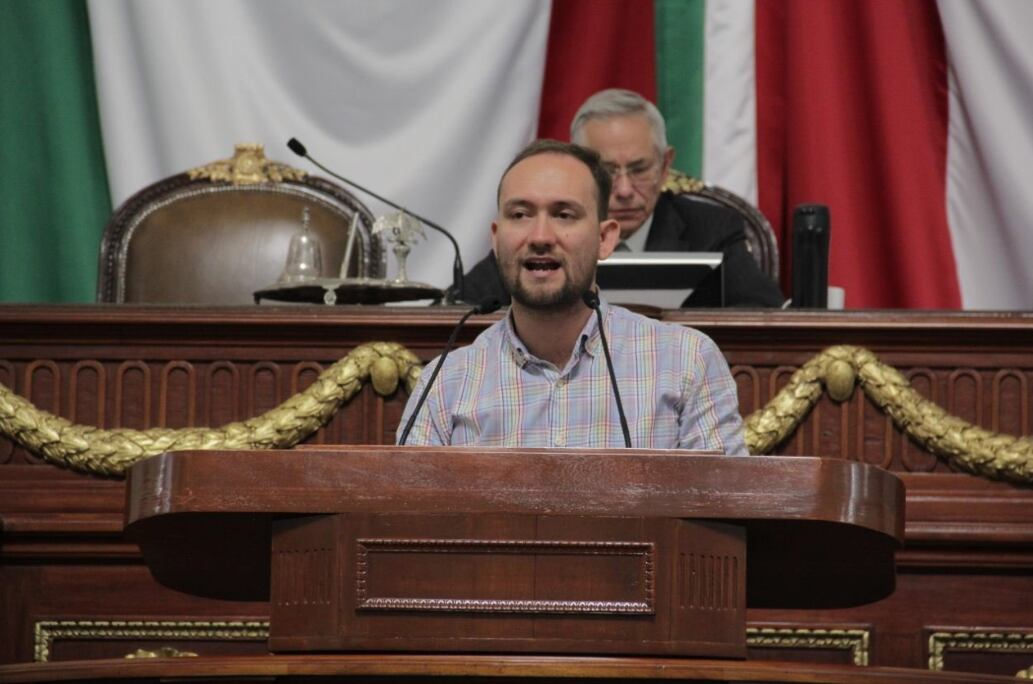 Temístocles Villanueva, diputado de Morena en el Congreso de la CDMX.