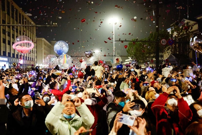 Año Nuevo en Wuhan, China