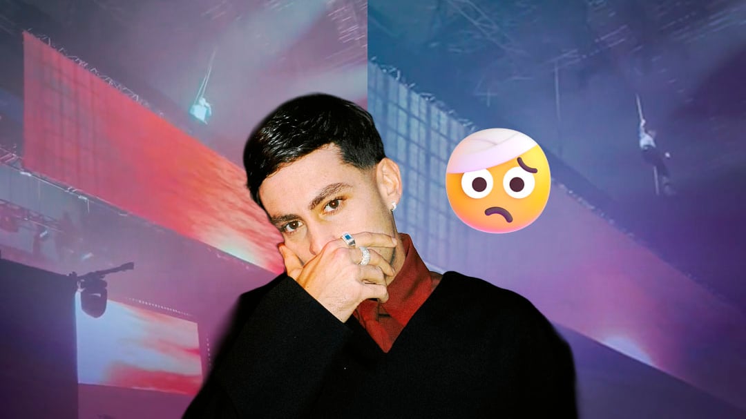 Delaossa cae de 20 metros de altura y termina con dolorosa lesión