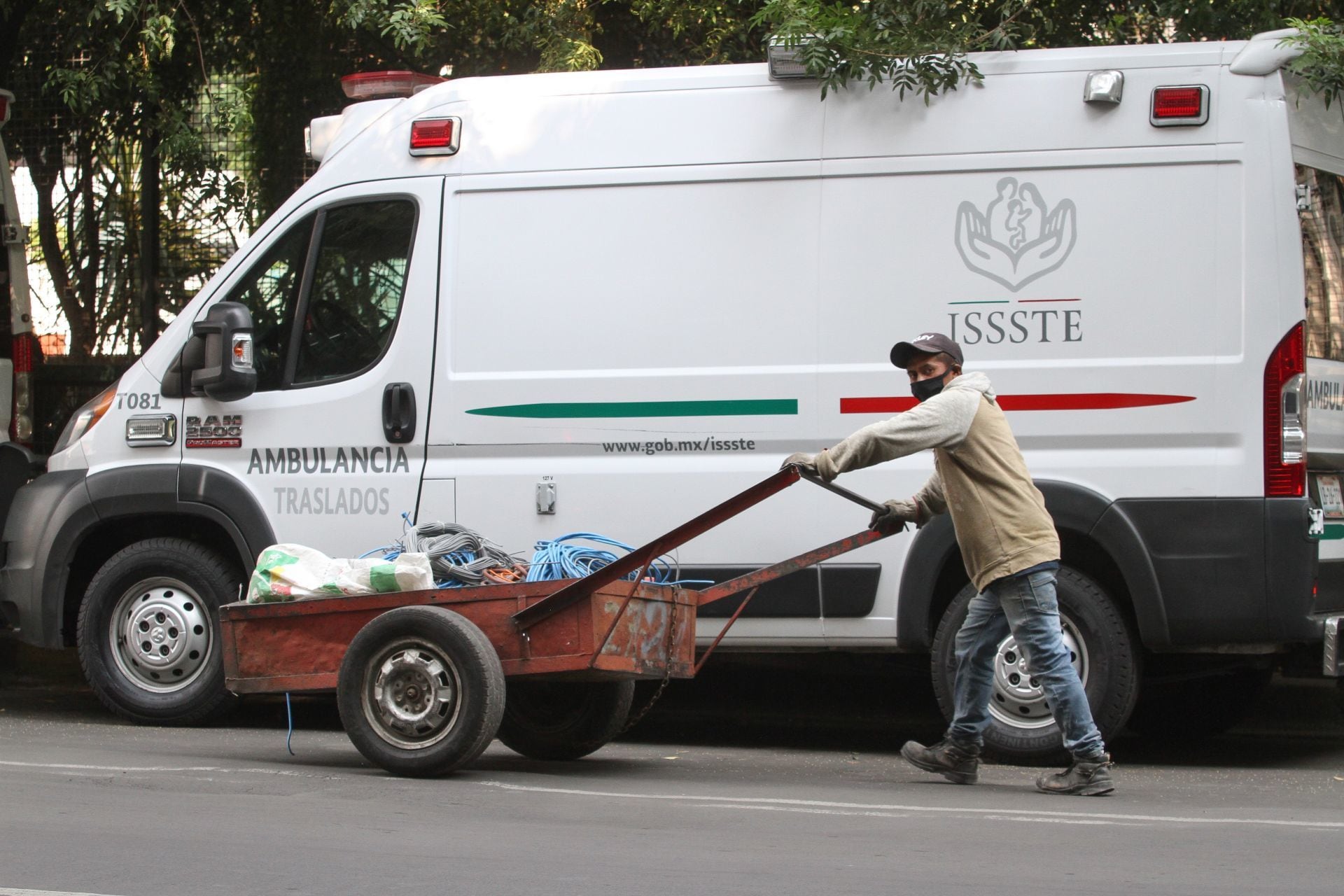 Ambulancia del Hospital 20 de noviembre del ISSSTE
