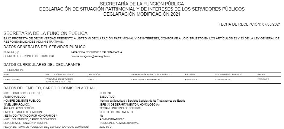 Paloma Paola Rodríguez-ISSSTE