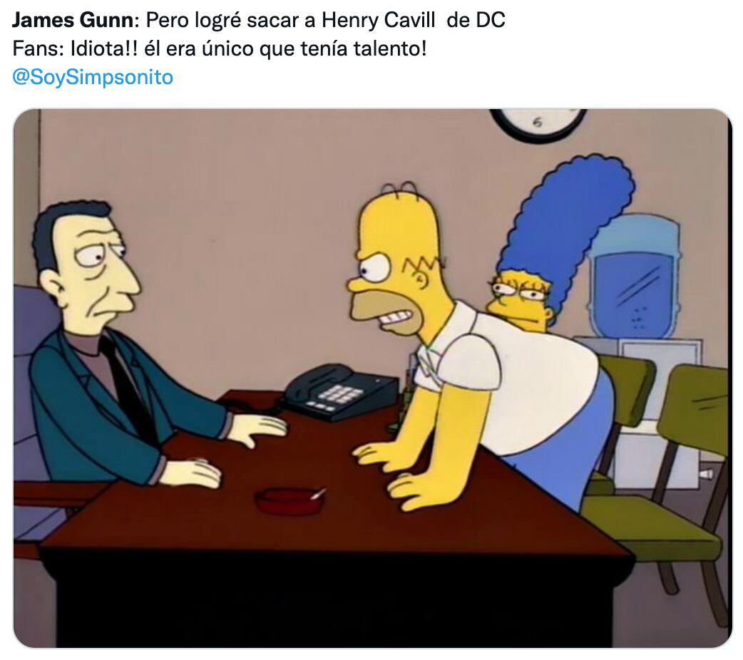 Henry Cavill ya no será Superman y los memes explotan contra James Gunn