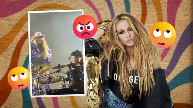 Paulina Rubio se enojó con su baterista