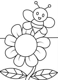 Dibujos de primavera para colorear
