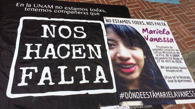 Mariela Vanessa despareció el pasado 27 de abril.