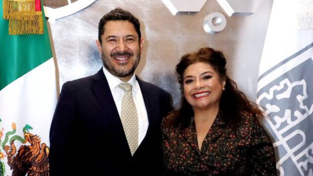 Clara Brugada y Martí Batres