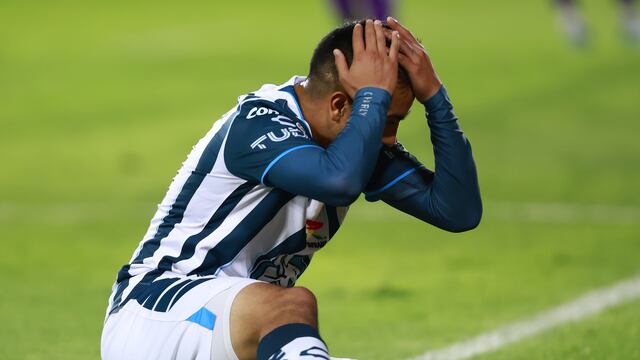 Chiquito Sánchez, en un partido con Club Pachuca.