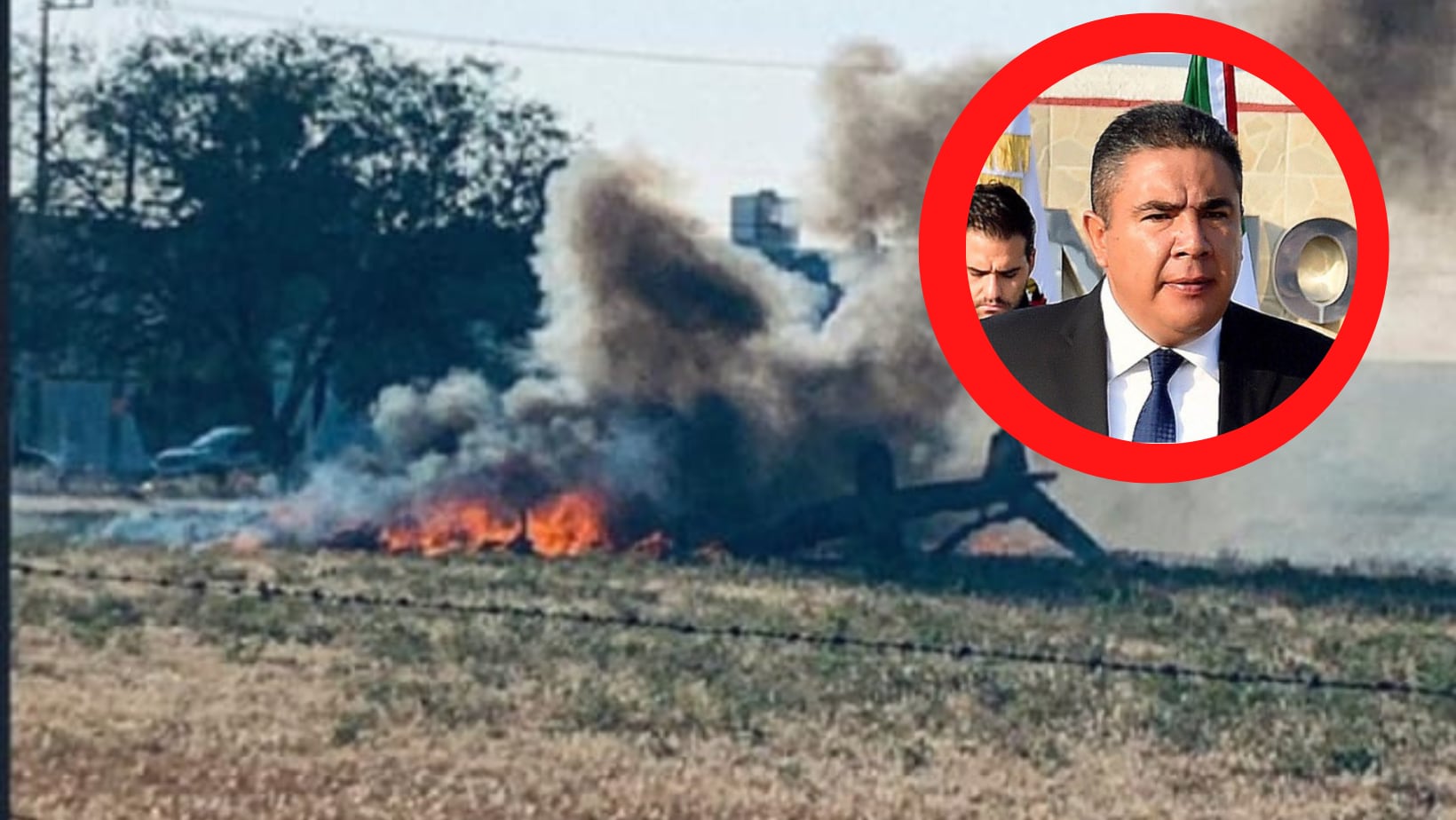 Muere Porfirio Javier Sánchez Mendoza, Secretario de Seguridad de Aguascalientes por desplome de helicóptero
