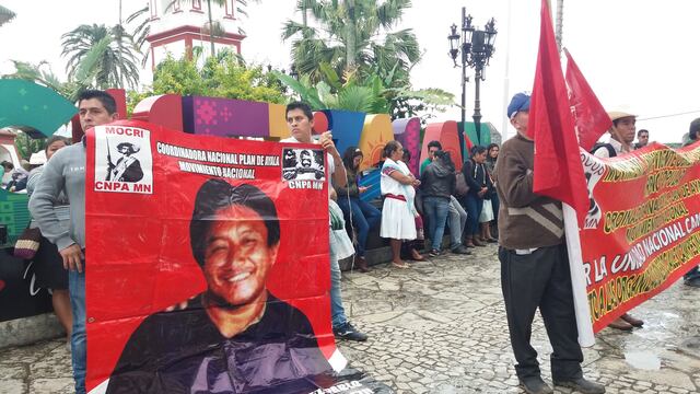 Protesta por justicia para Noé y José Santiago.