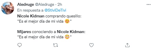 Reacción por el saludo entre Mijares y Nicole Kidman