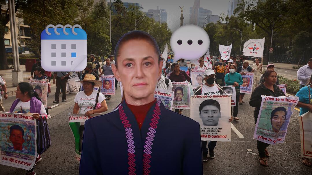 Sheinbaum prepara reunión con padres de los 43 de Ayotzinapa para el 27 de agosto