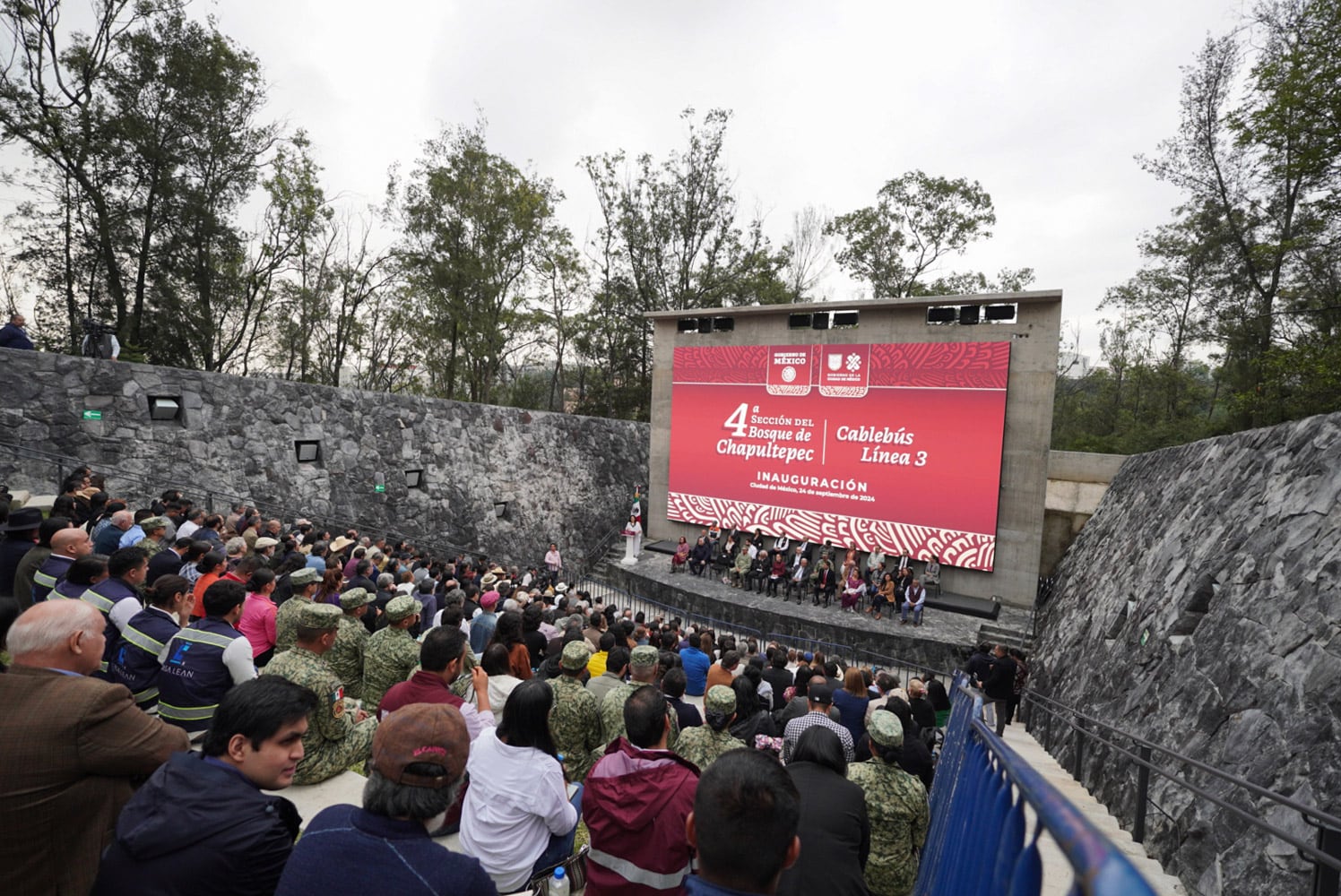 Inauguración de la Cuarta Sección del Bosque de Chapultepec