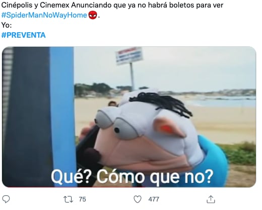 Reventa boletos Spider-Man