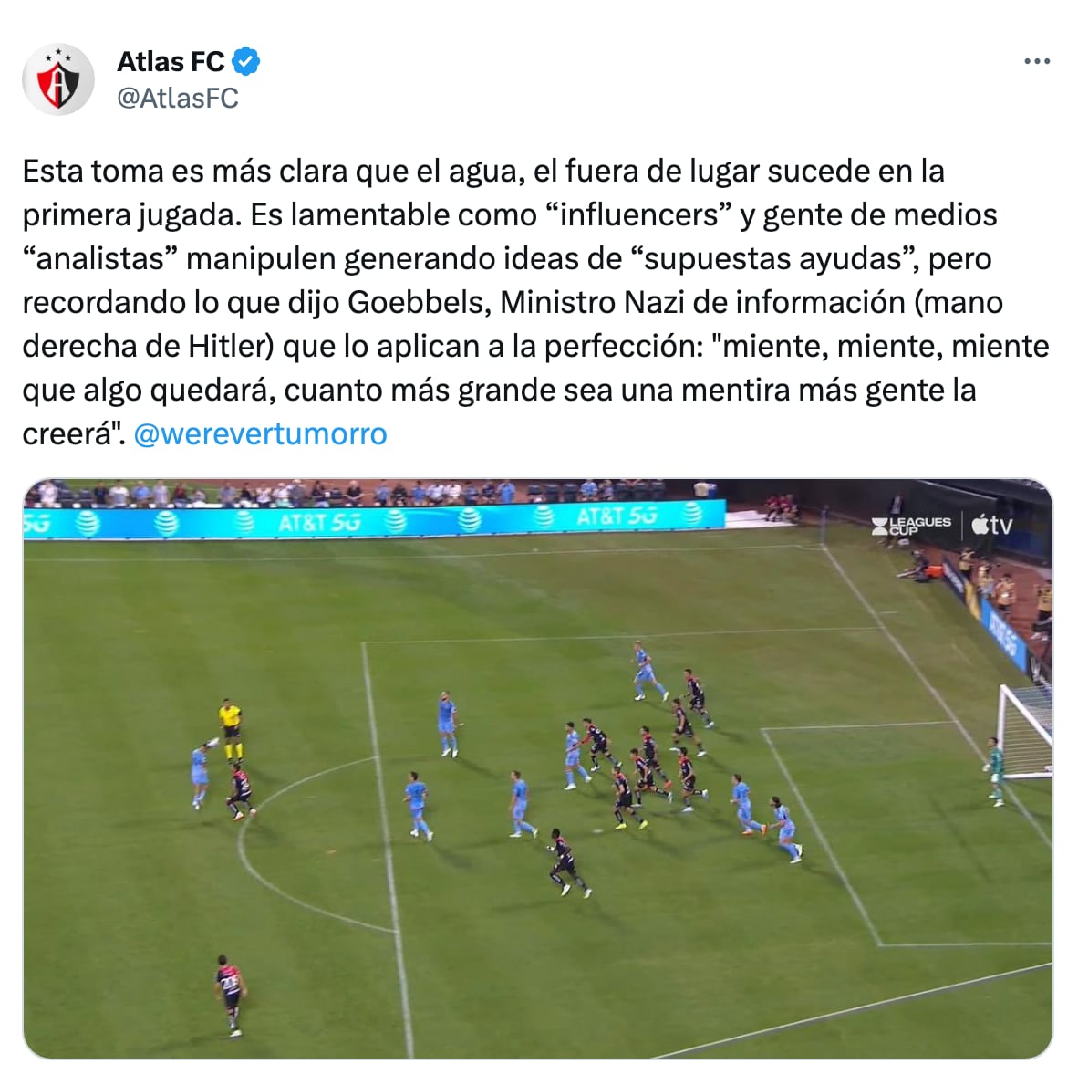 El Atlas fc se defiende