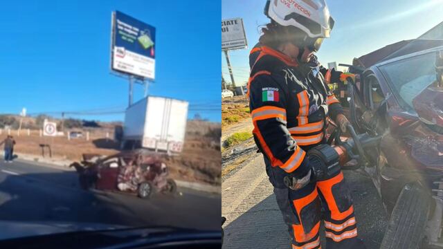 Esto pasó en la autopista México-Querétaro.