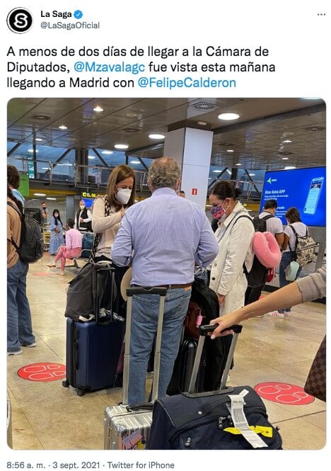 Margarita Zavala en España