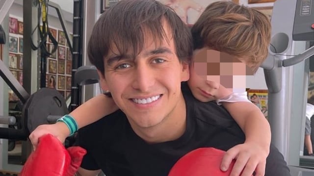 Julián Figueroa y su hijo