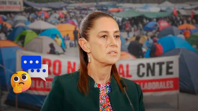 Sheinbaum cuestiona a CNTE por cierre de calles pese a mesa de diálogo
