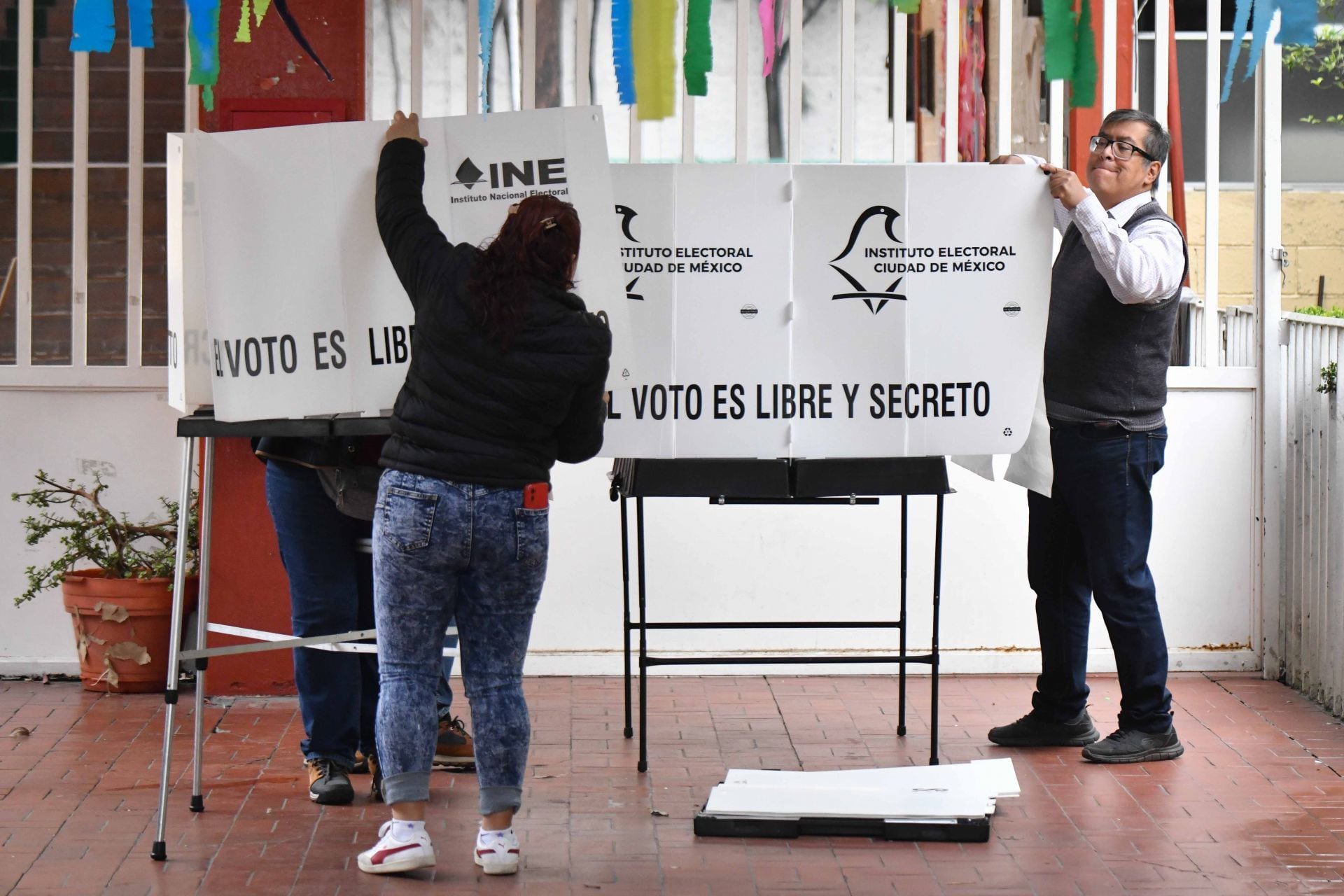 Instalación de casillas en las elecciones Poder Judicial 2025