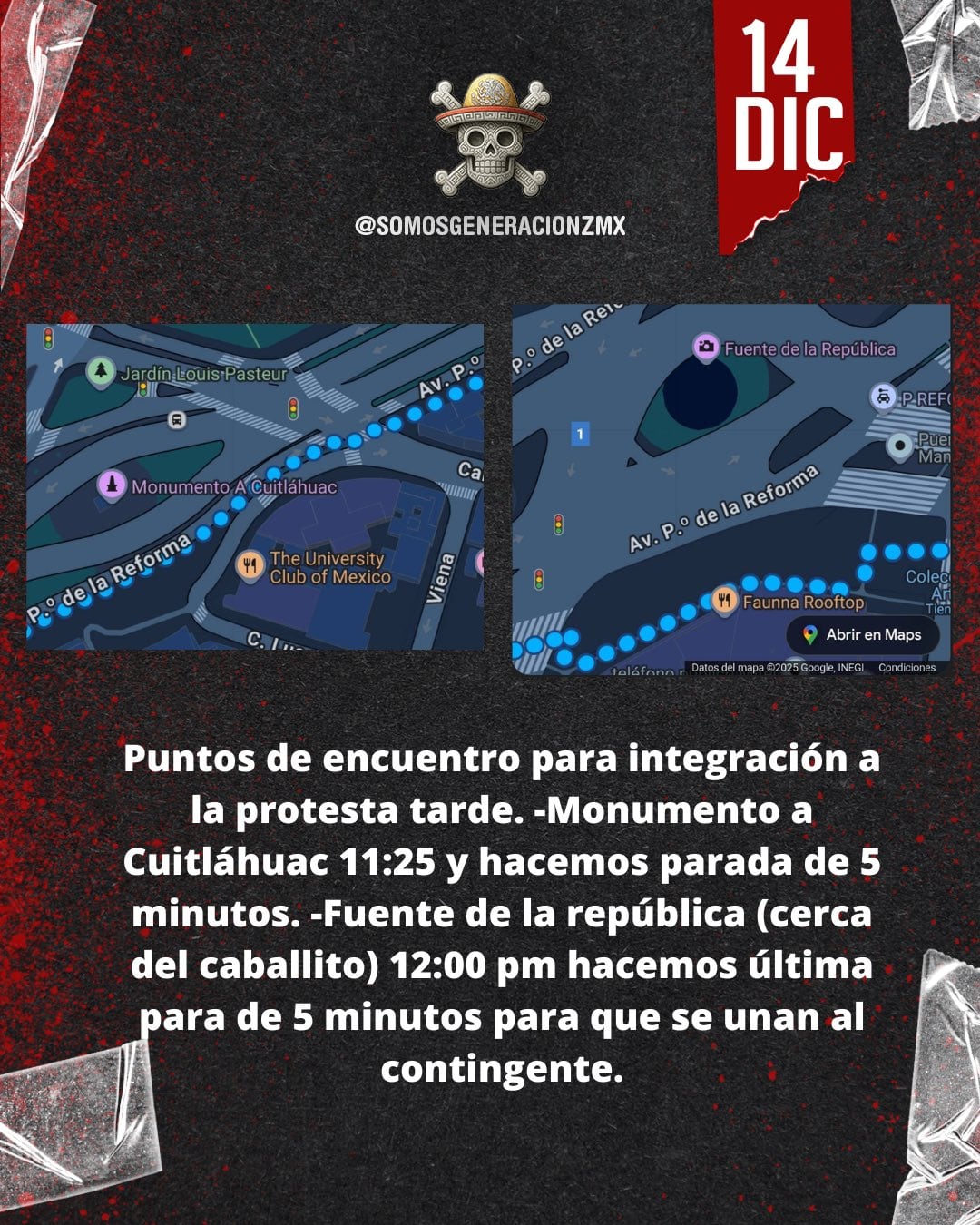 Marcha de la Generación Z del 14 de diciembre