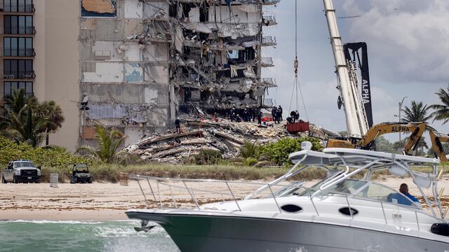Derrumbe de edificio en Miami