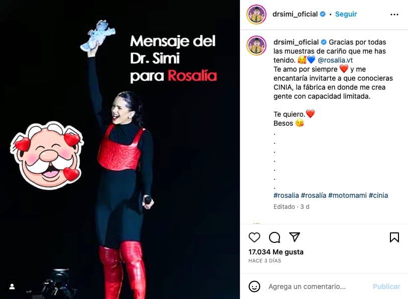 Rosalía y el Dr. Simi