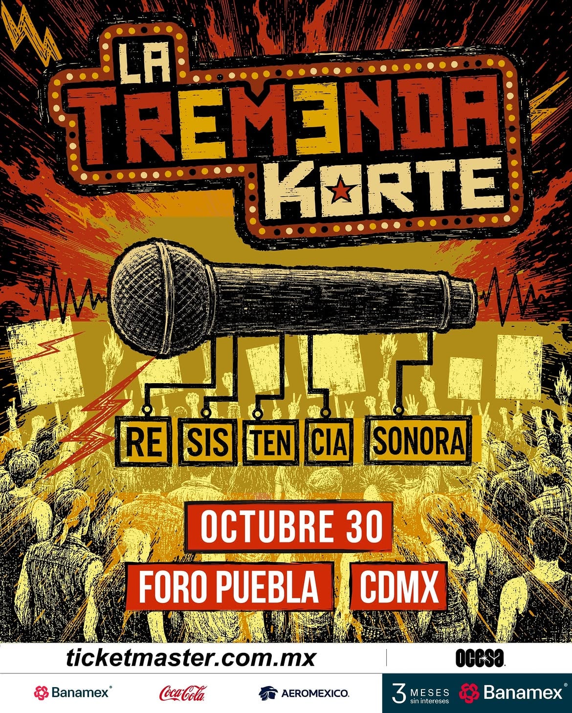 La Tremenda Korte en Foro Puebla
