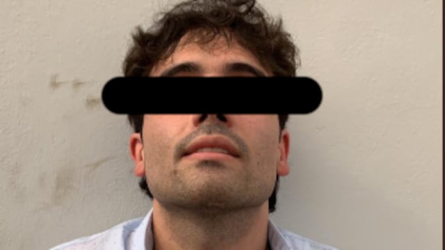 Ovidio Guzmán tras su detención.