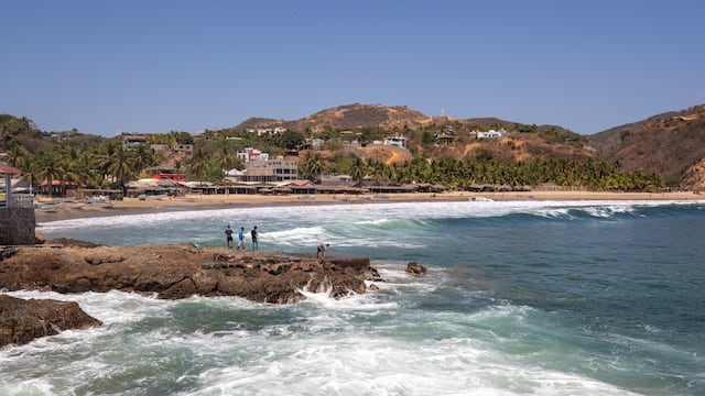 Playa en Michoacán