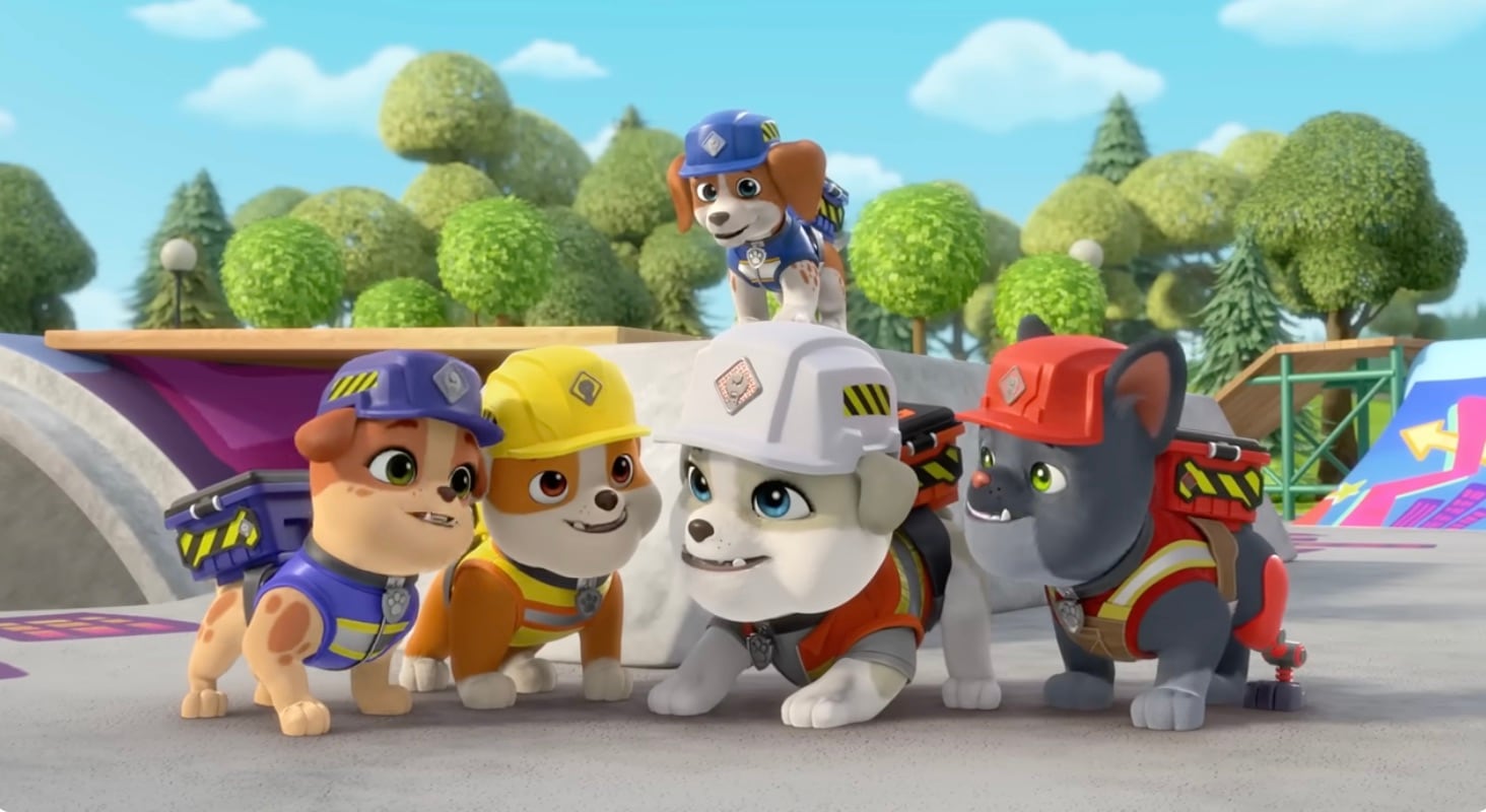 Rubble y Equipo de Paw Patrol