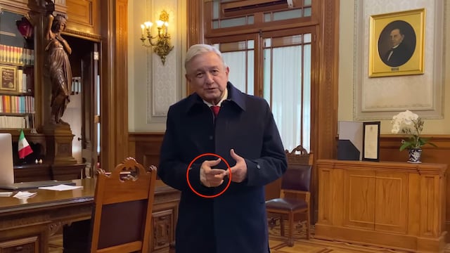 AMLO en Palacio Nacional