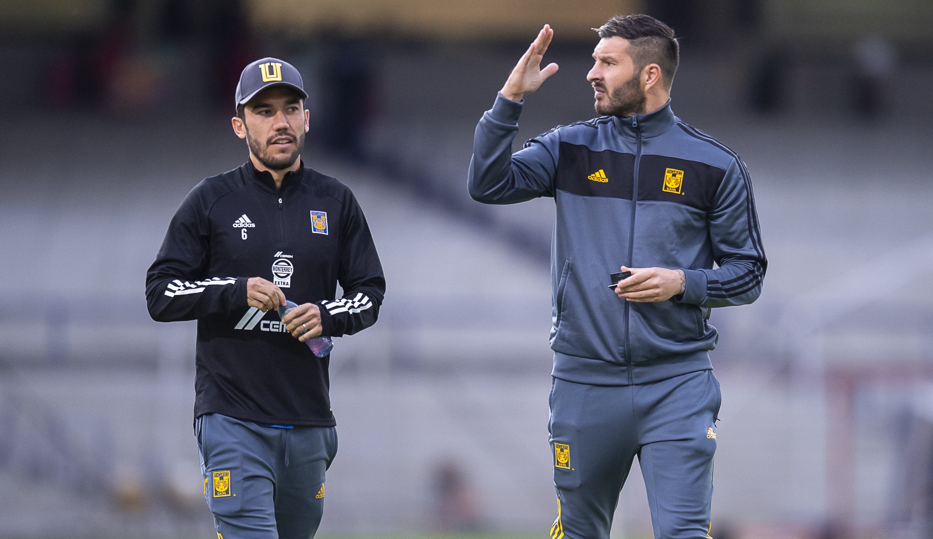 Vigón y Gignac previo al Club Pumas vs Club Tigres