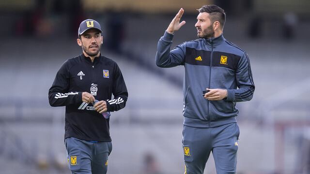 Vigón y Gignac previo al Club Pumas vs Club Tigres