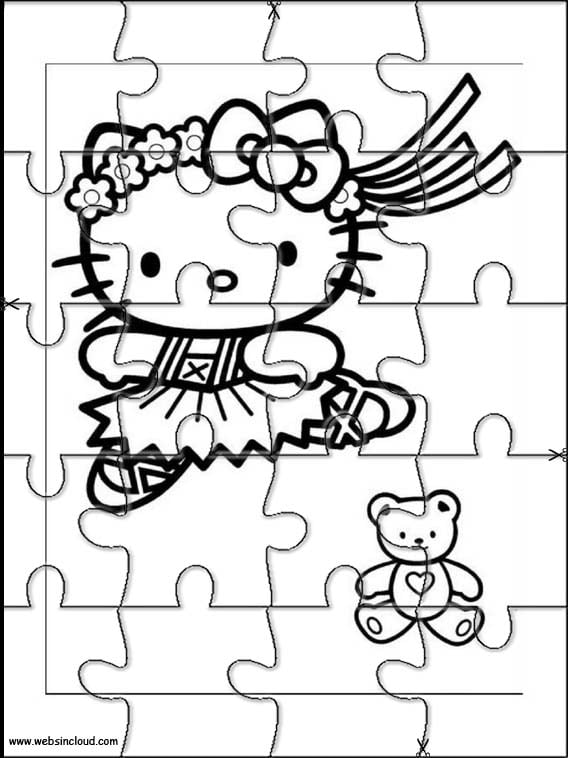 Rompecabezas de Hello Kitty