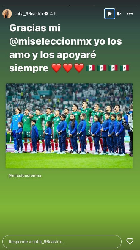 Sofía Castro dice que seguirá apoyando a la Selección aunque hayan perdido