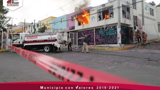 Incendio Codhem en Ecatepec