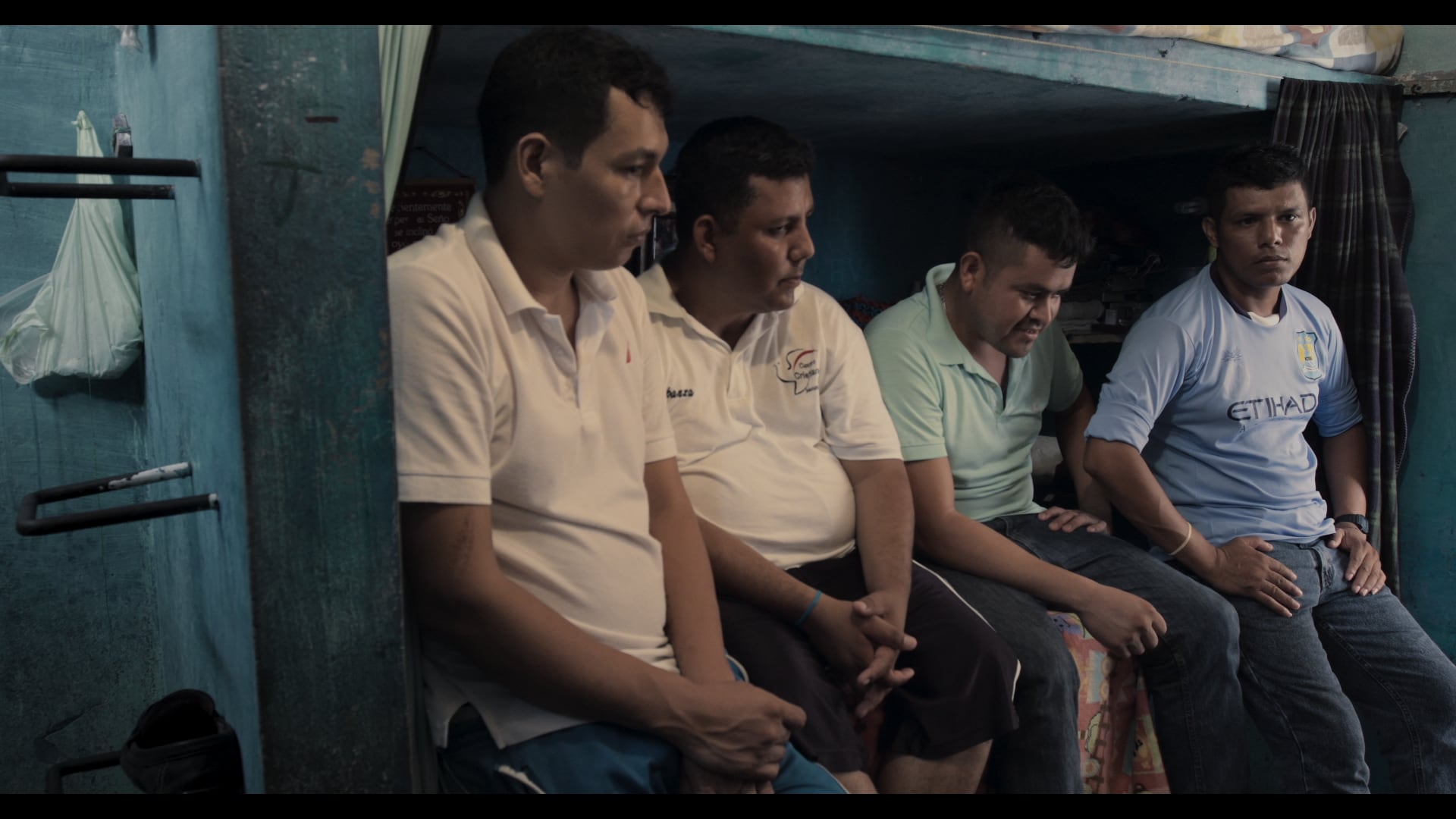 Darwin, Juan Luis, Gonzalo y Héctor en el penal de Macuspana