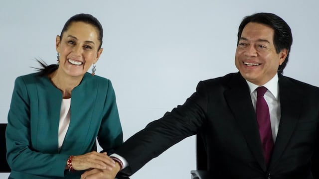 Mario Delgado y Sheinbaum