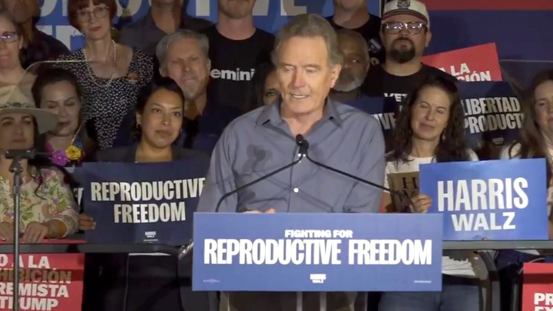 Bryan Cranston, actor de Breaking Bad, anuncia su apoyo a Kamala Harris