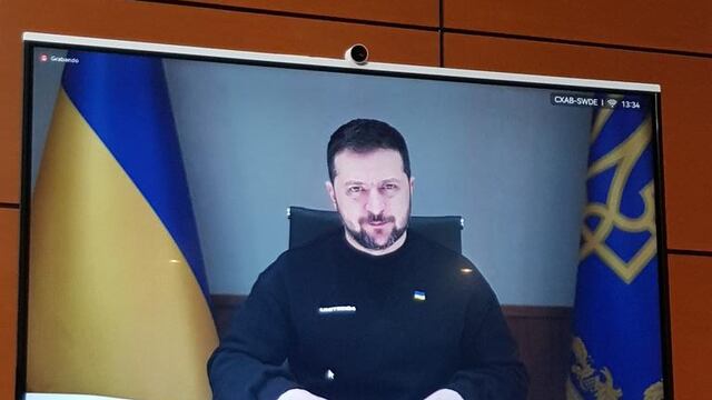 Volodímir Zelenski manda mensaje a la Cámara de Diputados de México