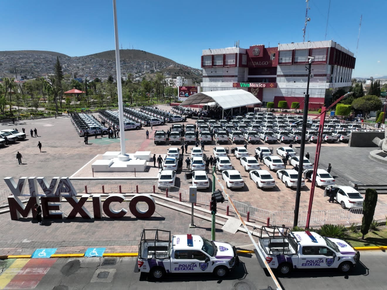 Entregan patrullas a policía de Hidalgo