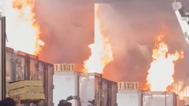 Incendio Central de Abasto hoy 16 de diciembre