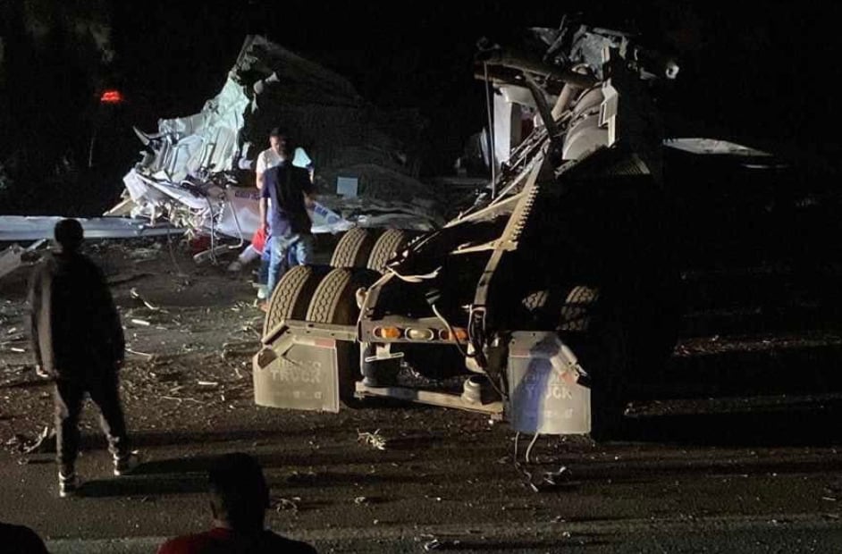 Accidente autopista Peñón-Texcoco