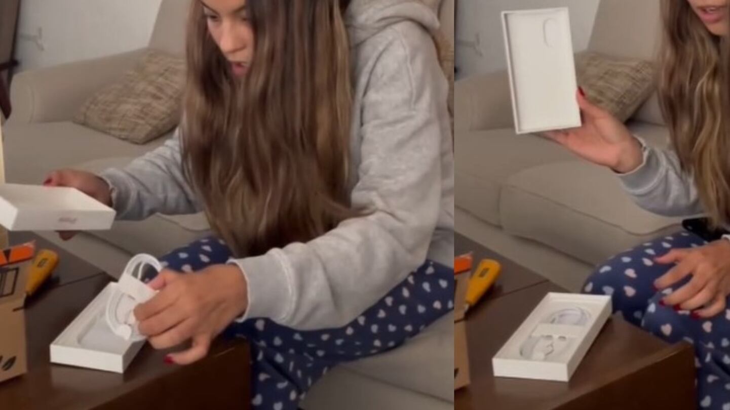VIDEO: Compró un iPhone 16 por Amazon México y graba para TikTok lo que le llegó