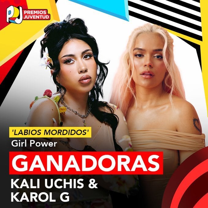 Ganadoras a Girl Power en los Premios Juventud 2024